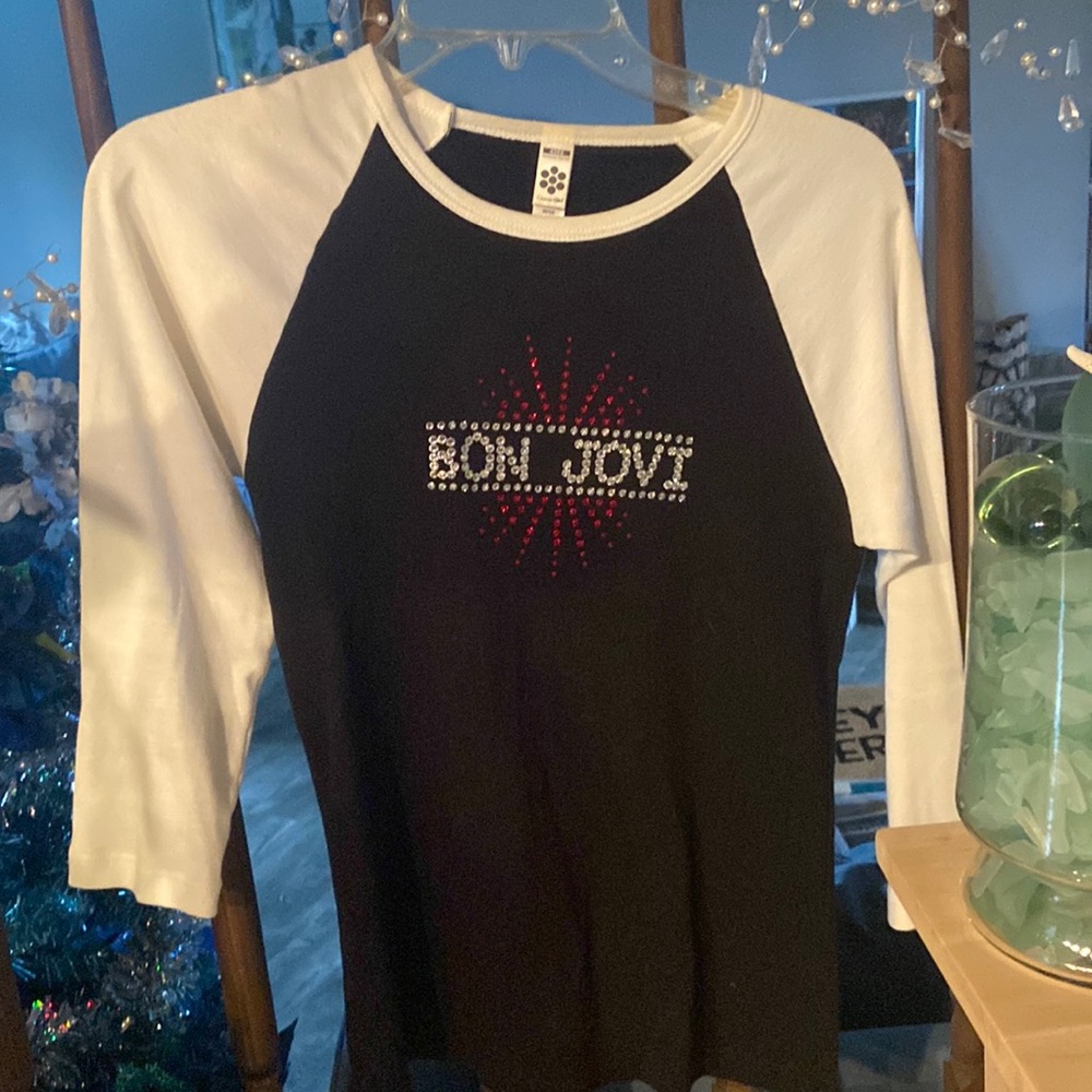 Bon Jovi baseball 3/4 sleeve shirt